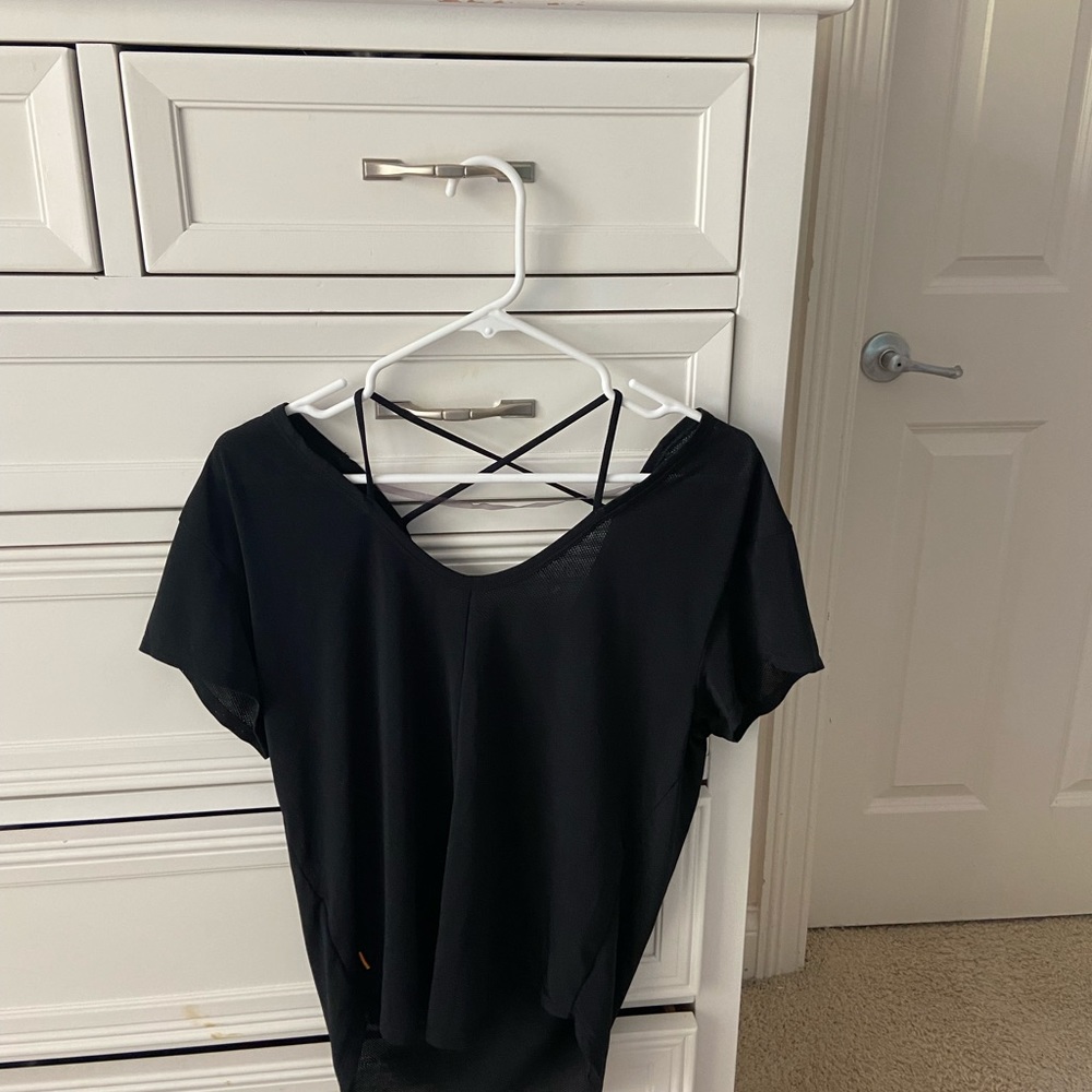 Lucy Black Workout Top
